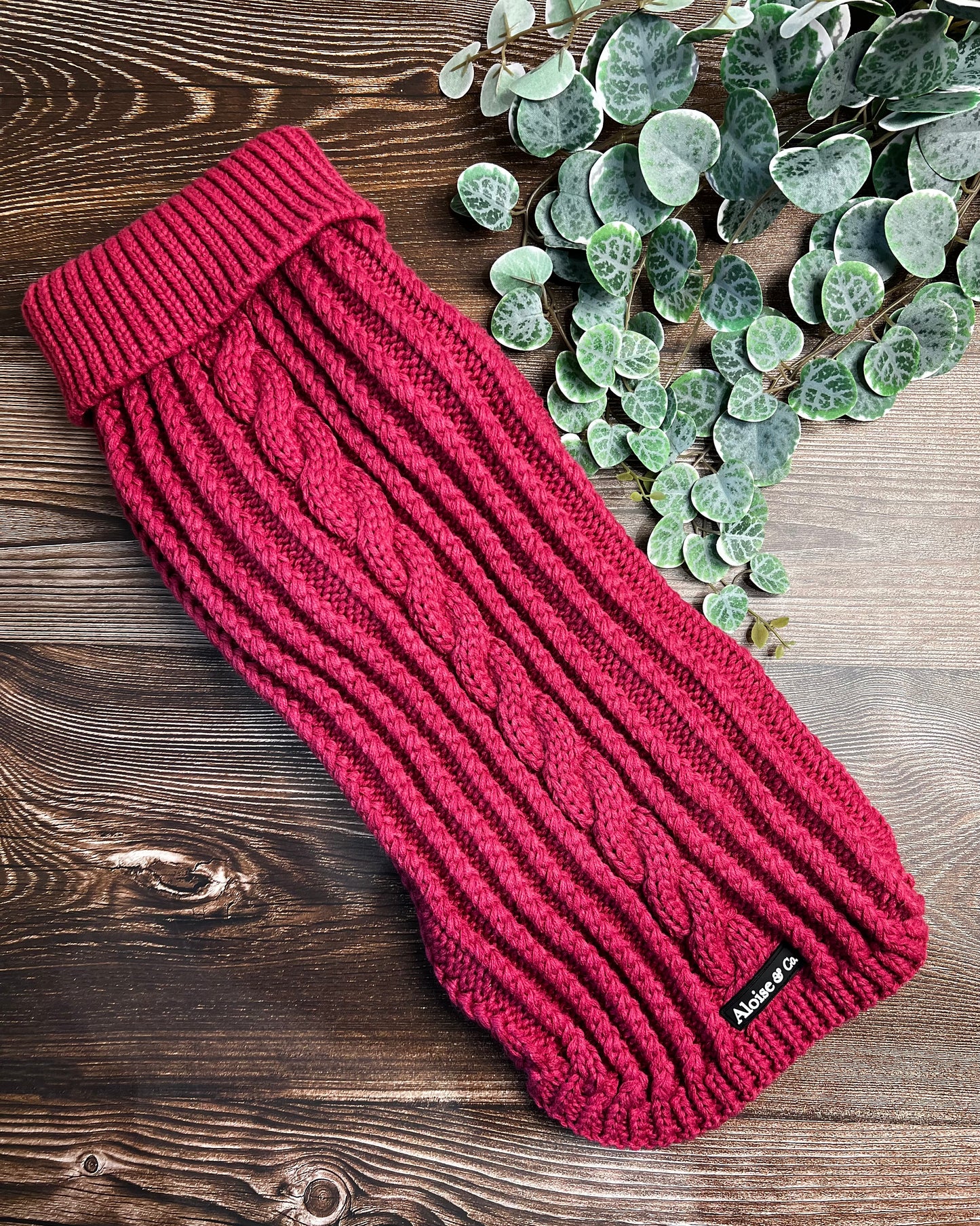 Dog Jumper - Mulberry