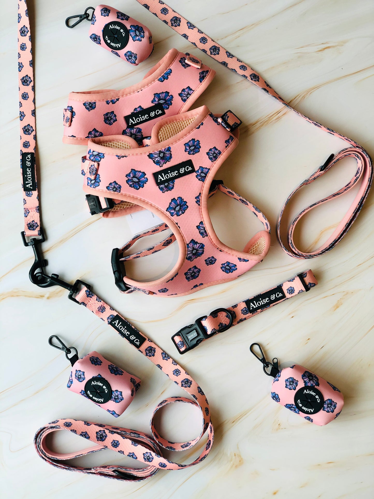 Adjustable Dog Harness - Blooming Blossom