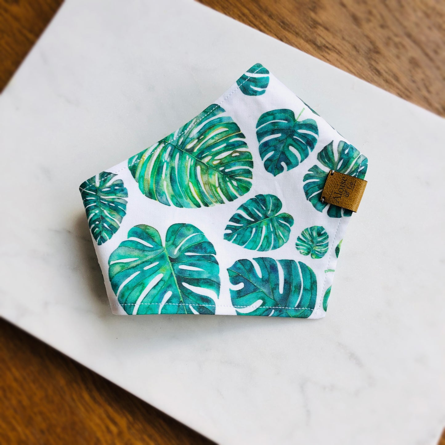 Monstera leaf Bandana