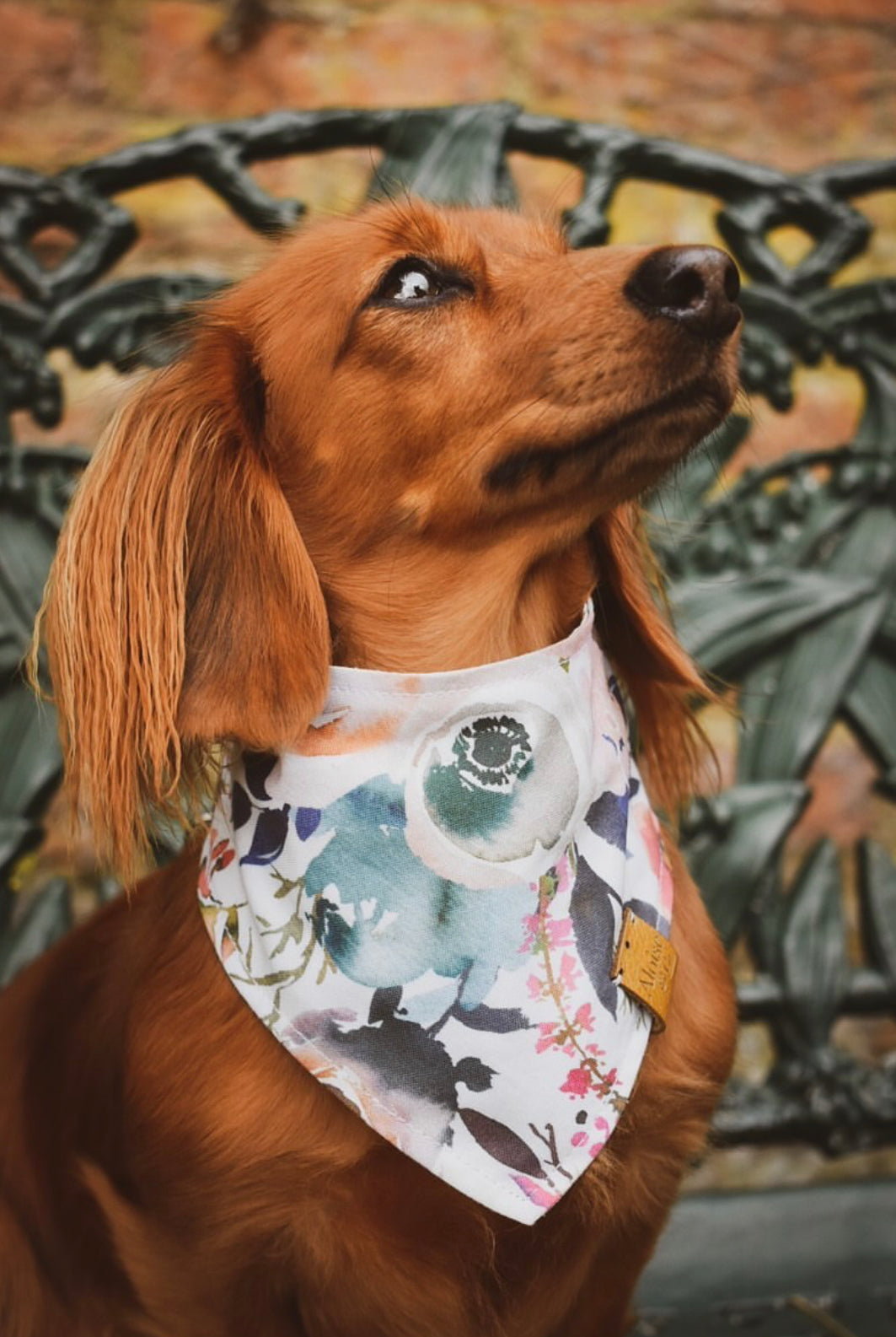 Winter Floral Bandana
