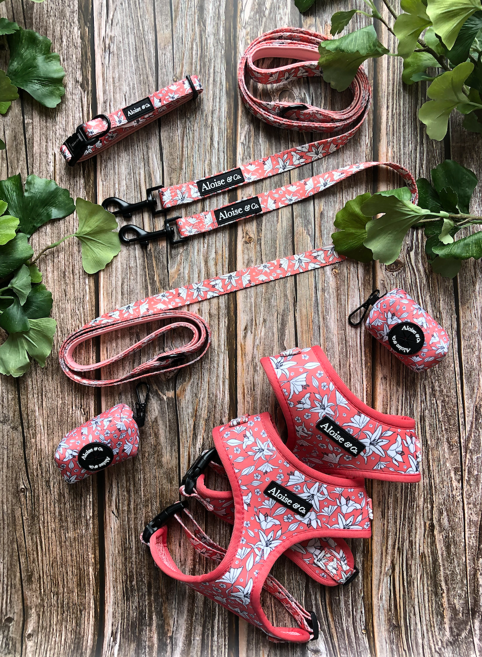 Adjustable Dog Harness - Little lilies