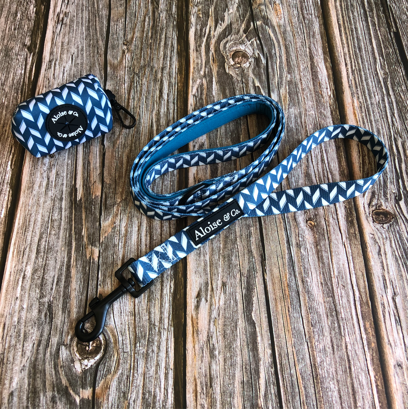 Dog Lead - Handsome in Herringbone