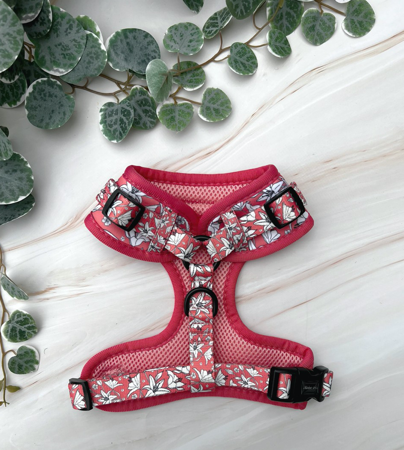 Adjustable Dog Harness - Little lilies