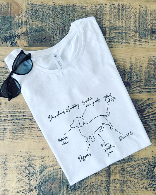 T- Shirt Doxie Anatomy
