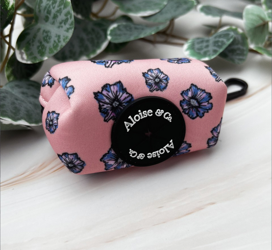 "Blossom" - Floral print poo bag holder