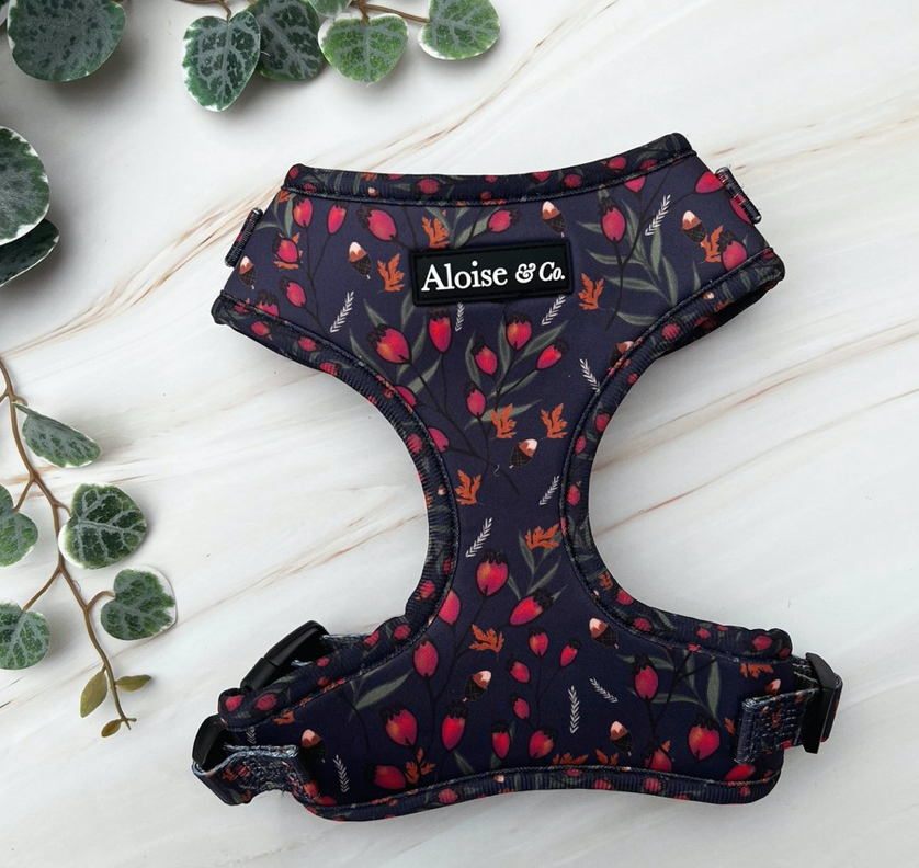 Adjustable Dog Harness - Very Berry